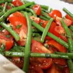 Easy String Bean and Tomato Salad