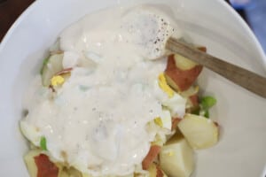How to make potato salad with mayo and lemon juice